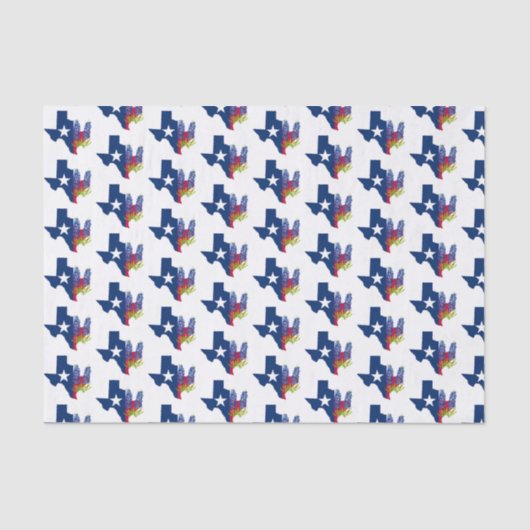 Bluebonnets Texas Blume Wildblumen Aquarell Seidenpapier (Vorderseite)