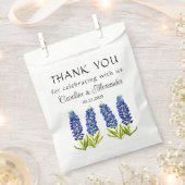 Bluebonnets Texas Floral Modern Chic Wedding Geschenktütchen (Ausgeschnitten)