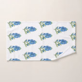 Bluebonnets Texas Staat Blauer Blumen Wasserfarbe Badhandtuch Set (Handtuch)
