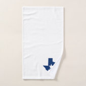 Bluebonnets Texas Staat Blauer Blumen Wasserfarbe Badhandtuch Set (Handtuch)