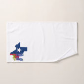 Bluebonnets Texas Staat Blauer Blumen Wasserfarbe Badhandtuch Set (Handtuch)