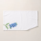 Bluebonnets Texas Staat Blauer Blumen Wasserfarbe Badhandtuch Set (Handtuch)