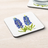 Bluebonnets Texas Staat Blume Lupine Getränkeuntersetzer (Linke Seite)