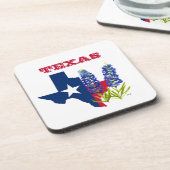 Bluebonnets Texas Staat Blume Lupine Getränkeuntersetzer (Linke Seite)