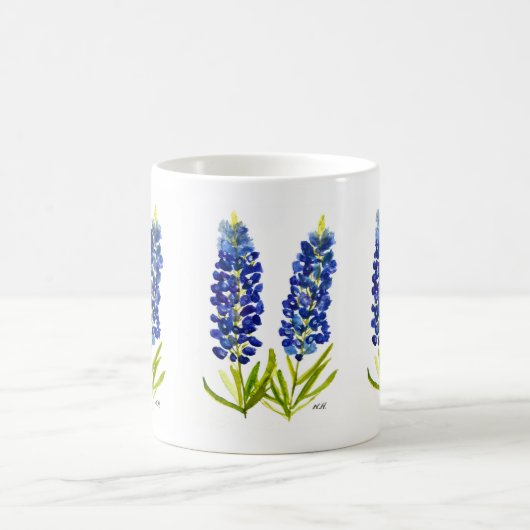 Bluebonnets Texas Staat Blume Lupine Kaffeetasse (Mittel)