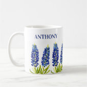 Bluebonnets Texas Staat Blume Lupine Kaffeetasse (Links)