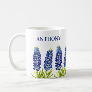 Bluebonnets Texas Staat Blume Lupine Kaffeetasse