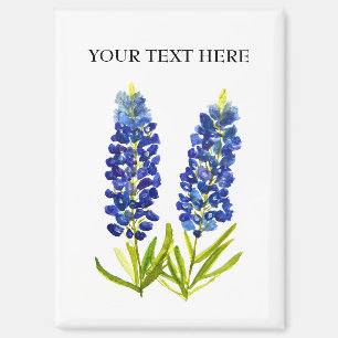 Bluebonnets Texas Staat Blume Lupine Magnet