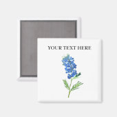 Bluebonnets Texas Staat Blume Lupine Magnet (Vorderseite/Rückseite)