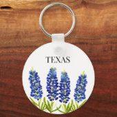 Bluebonnets Texas Staat Blume Lupine Schlüsselanhänger (Vorderseite)