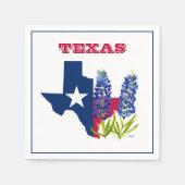 Bluebonnets Texas Staat Blume Lupine Serviette (Vorderseite)
