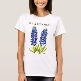 Bluebonnets Texas Staat Blume Lupine T-Shirt