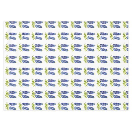 Bluebonnets Texas Staat Blume Lupine Tischdecke (Vorderseite (Horizontal))