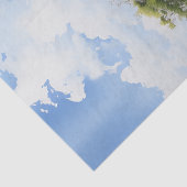 Bluebonnets und alter Stall in Texas Decoupage Seidenpapier (Detail)