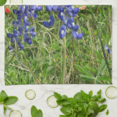 Bluebonnets und indische Pinsel Geschirrtuch (Gefaltet)