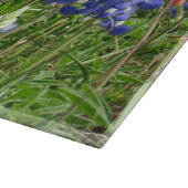 Bluebonnets und indische Pinsel Schneidebrett (Ecke)
