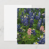 Bluebonnets und Snapdragons Feiertagskarte (Vorne/Hinten)