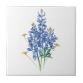 Bluebonnets und Wildblumen Fliese (Vorderseite)