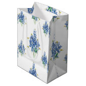 Bluebonnets und Wildblumen Mittlere Geschenktüte (Vorderseite Schrägansicht)