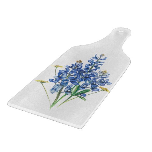 Bluebonnets und Wildblumen Schneidebrett (Ecke)
