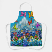 Bluebonnets und Wildblumen Schürze (Vorderseite)