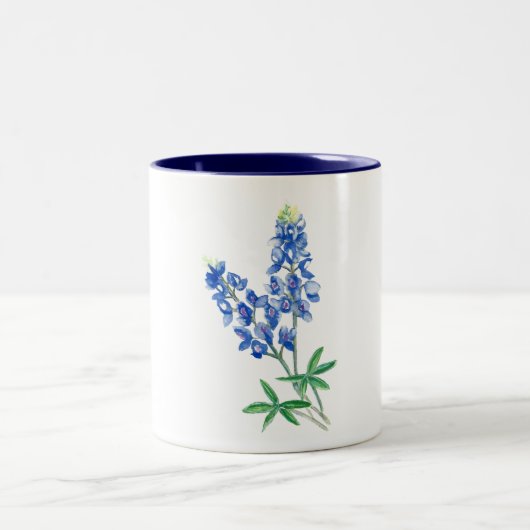 Bluebonnets Zweifarbige Tasse (Mittel)
