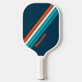 Bluebottle Echo Streifen mit Namen Pickleball Schläger