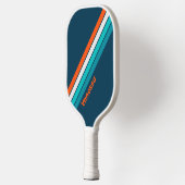 Bluebottle Echo Streifen mit Namen Pickleball Schläger (Links)