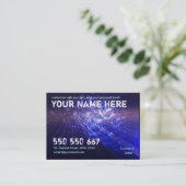 BlueBubbles-Visitenkarte Visitenkarte (Stehend Vorderseite)