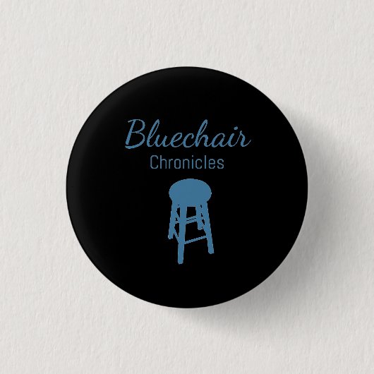 Bluechair Knopf Button (Vorderseite)