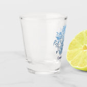 Bluecorset Damask Symbol Schnapsglas (Links)