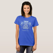 Bluecorset Damask Symbol T-Shirt (Vorne ganz)