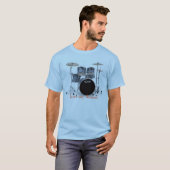 bluecx, i-Liebe meine Trommeln! T-Shirt (Vorne ganz)