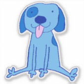 Bluedog Jefferson Aufkleber (Vorderseite)