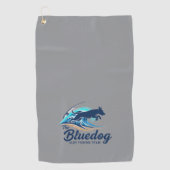 BLUEDOG SURF FISCHEREITEAM GOLFHANDTUCH (Vorderseite)