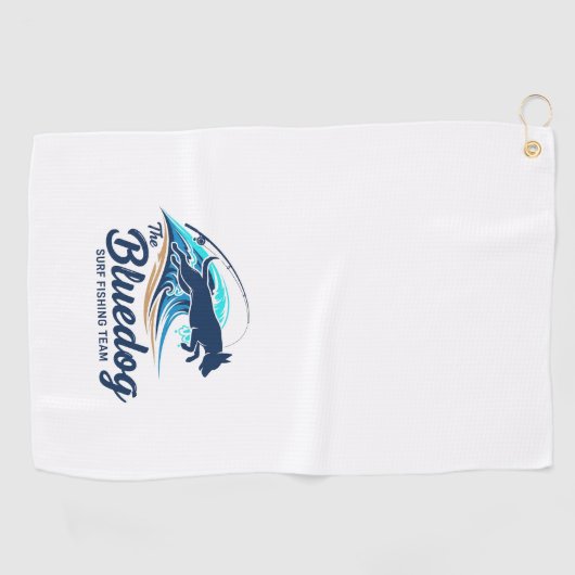 BLUEDOG SURF FISCHEREITEAM GOLFHANDTUCH (Horizontal)