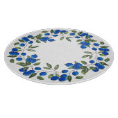 Blueerries Wreath Schneidebrett (Ecke)