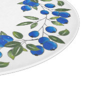 Blueerries Wreath Schneidebrett (Ecke)