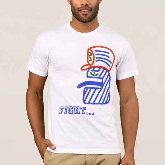 blueface, Kampf. T-Shirt (Vorderseite)