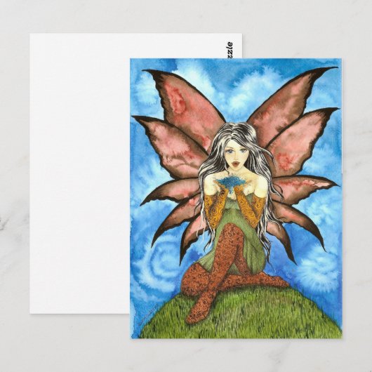 BlueFairyDust Postkarte (Vorne/Hinten)