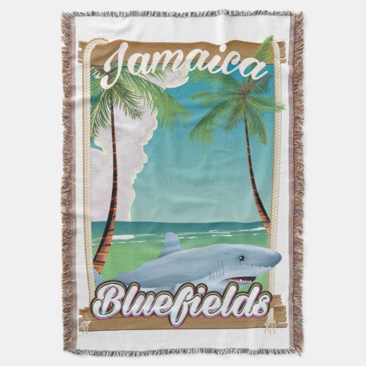 Bluefields, Jamaika Beach Ferien Poster. Decke (Vorderseite Vertikal)