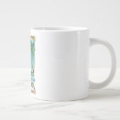 Bluefields, Jamaika Beach Ferien Poster. Jumbo-Tasse (Rechts)