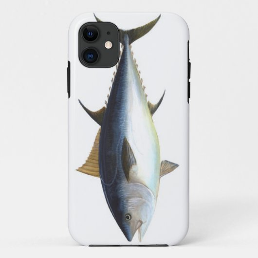 Bluefin-Thunfisch-Illustration Case-Mate iPhone Hülle (Rückseite)