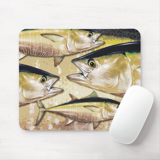 Bluefin-Thunfisch-Mausunterlage Mousepad (Mit Mouse)