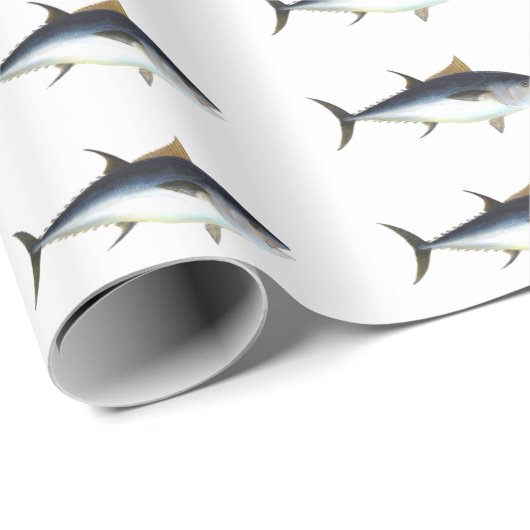 Bluefin-Thunfisch-Packpapier Geschenkpapier (Rolleneckpunkt)