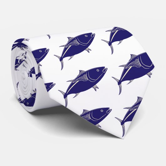 Bluefin-Thunfische Krawatte (Gerollt)