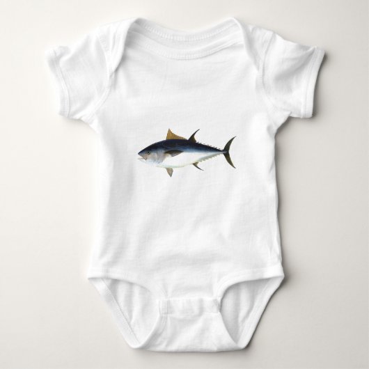 Bluefin-Thunfischillustration Baby Strampler (Vorderseite)