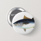 Bluefin-Thunfischillustration Button (Vorne & Hinten)
