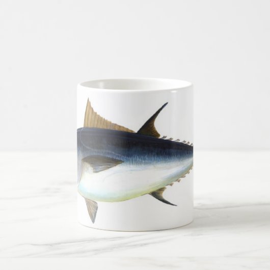 Bluefin-Thunfischillustration Kaffeetasse (Mittel)