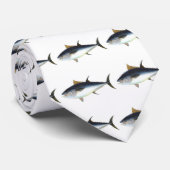 Bluefin-Thunfischillustration Krawatte (Gerollt)